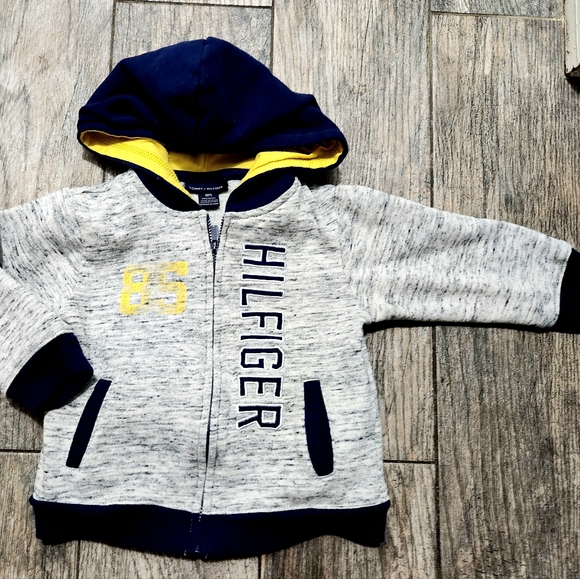TWO Tommy Hilfiger Toddler 18m Sweatsuits w Pant &Full Zip both sets euc - Picture 3 of 10